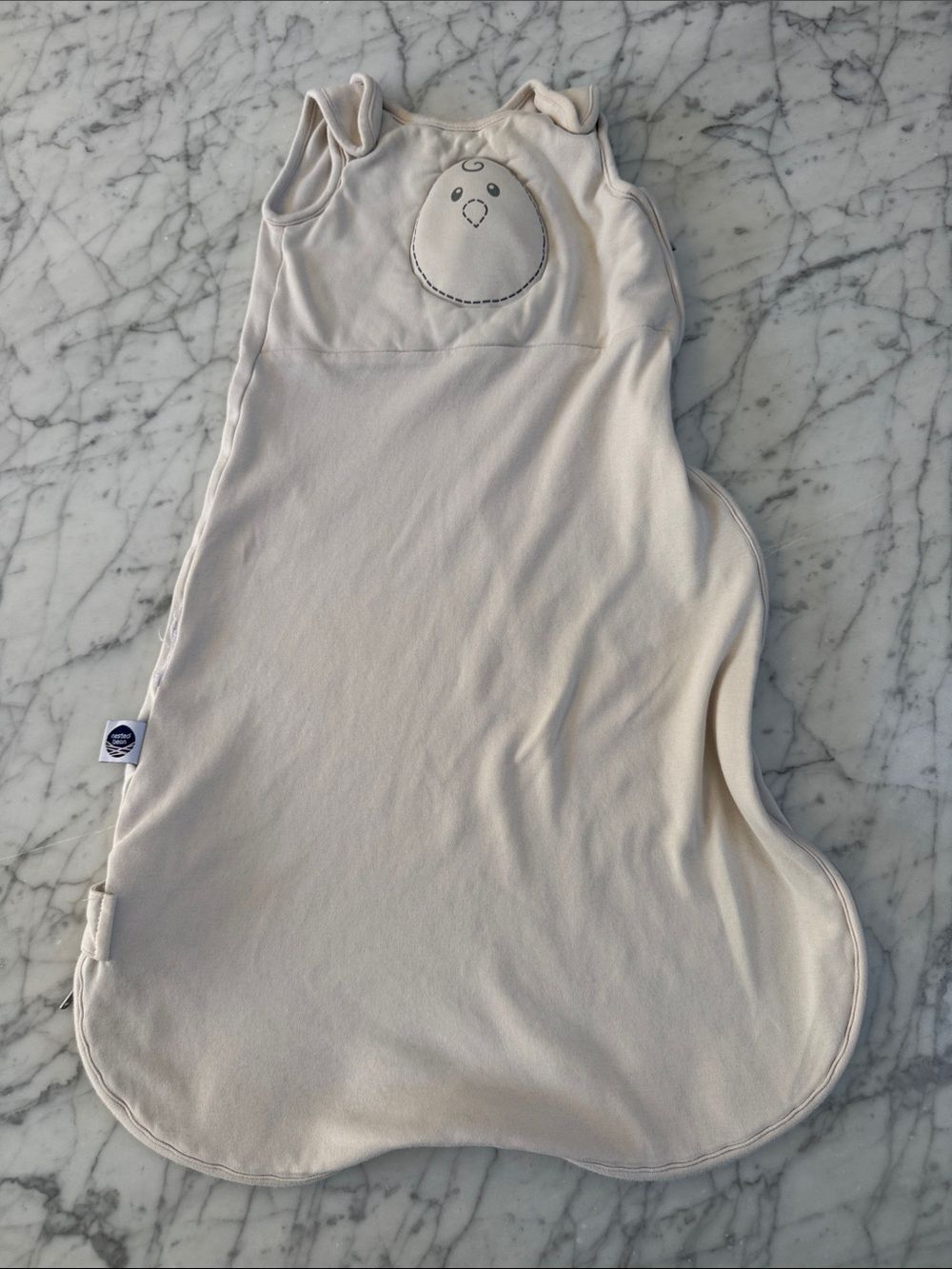 Nested bean zen sleep sack weighted Sz M 6-15 Mo classic zip sleeper